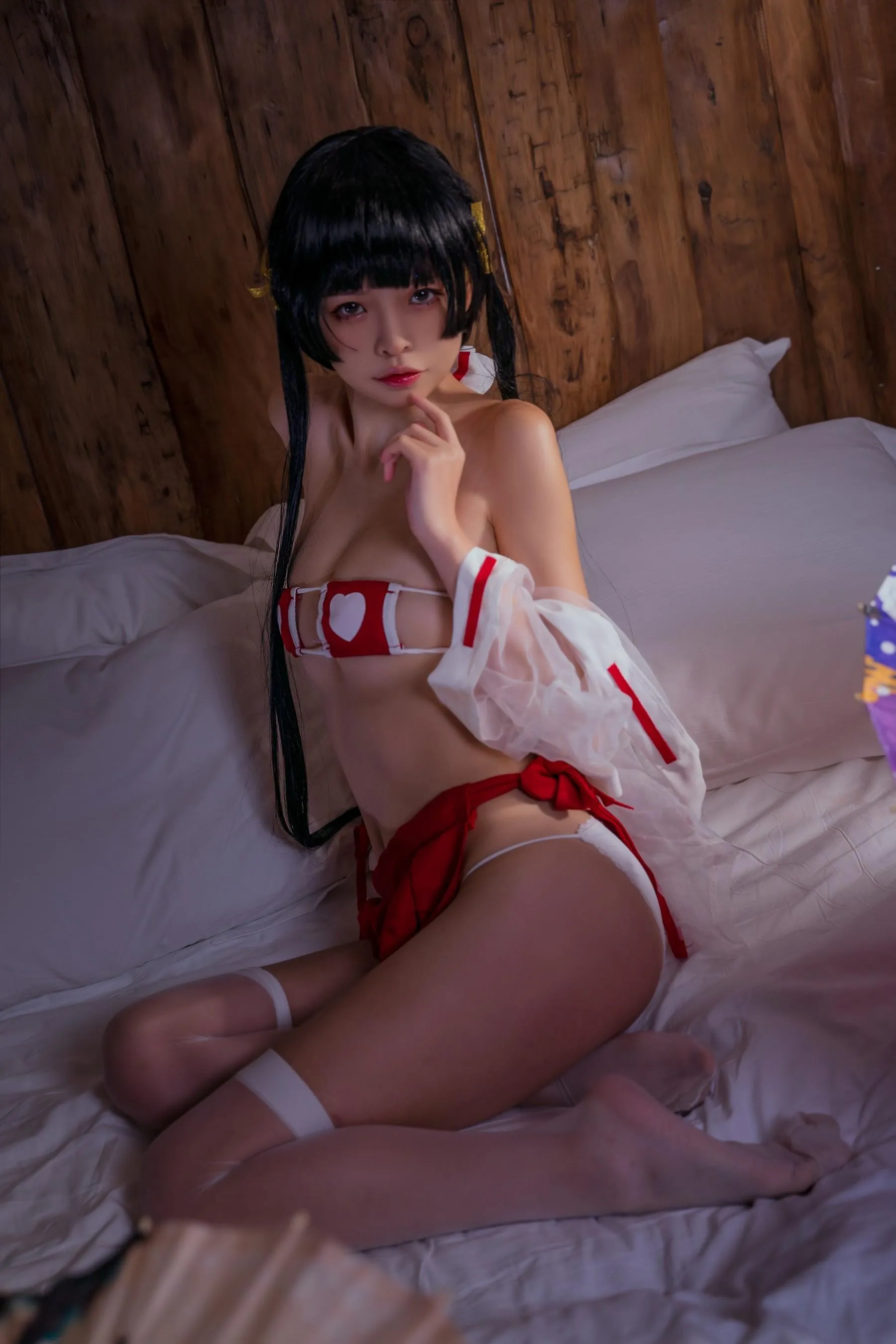 可可老师 – NO.13 温泉巫女 [50P]插图
